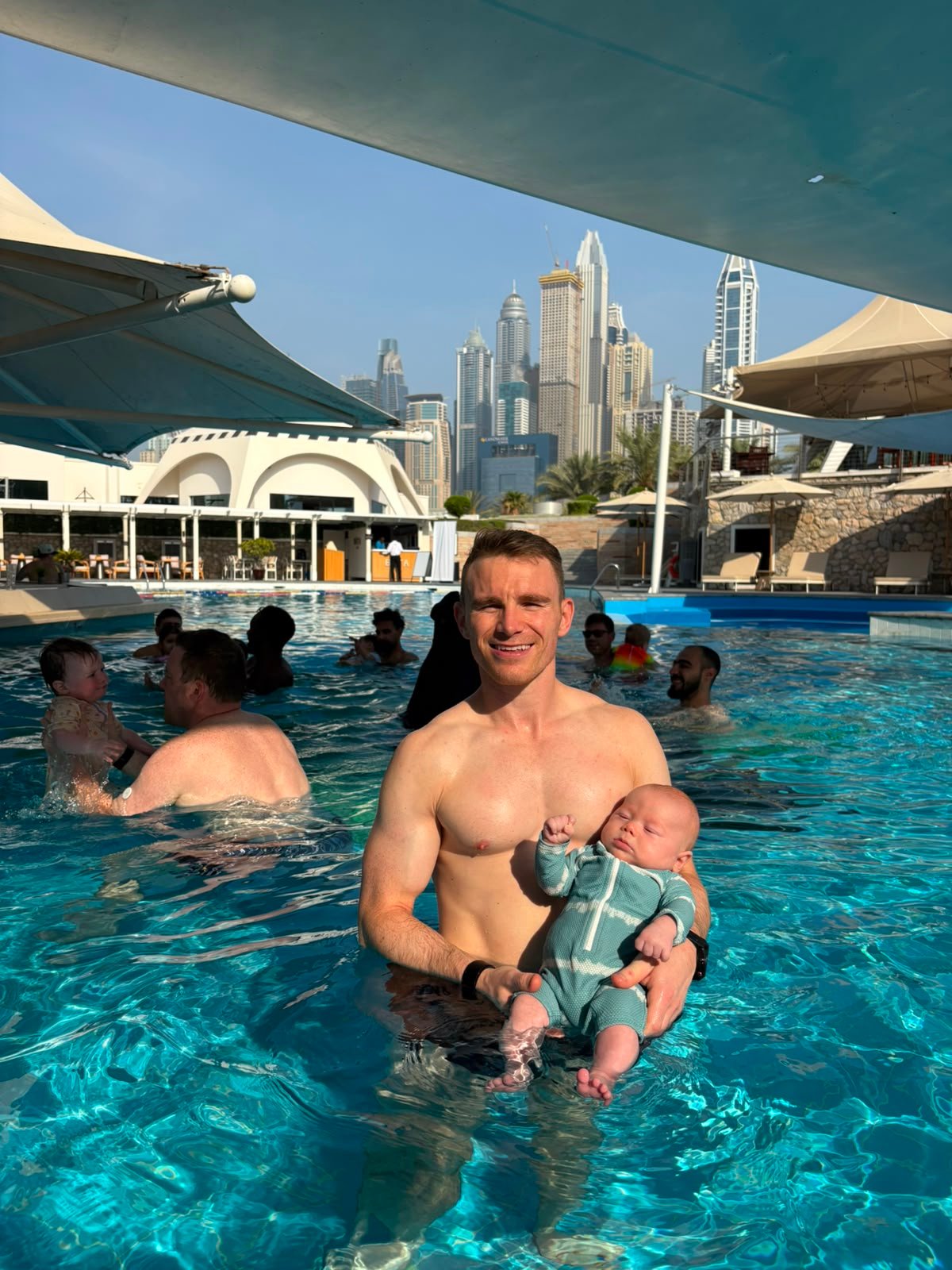 Dad & Kid Swim event moment